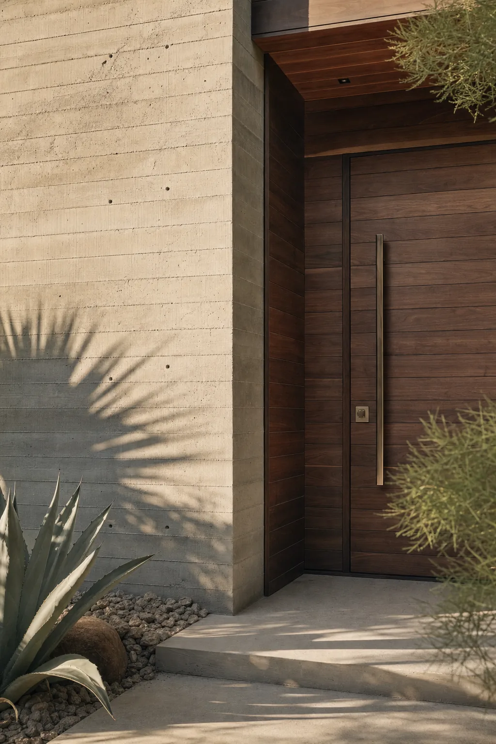 Modern luxury home architectural detail in Scottsdale